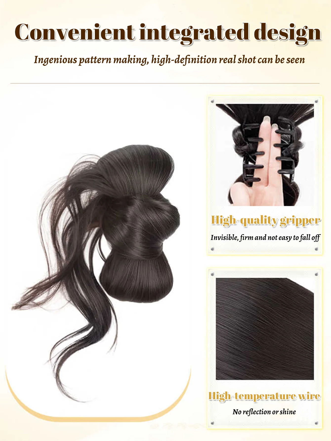 Synthetic Feather Hair Clip for Women