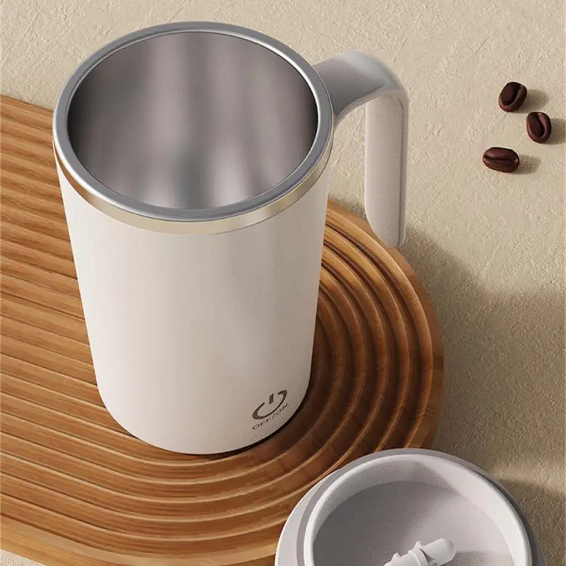 Electric Magnetic Stirring Coffee Mug, Electric Mixing Mug