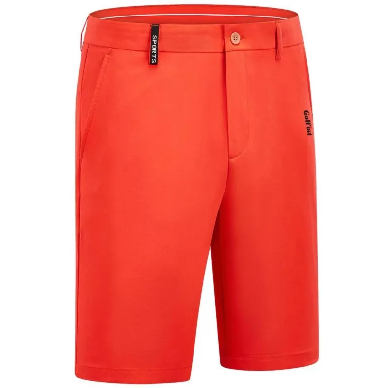 Cal&ccedil;&otilde;es De Golfe Men's Summer Thin Straight Breathable Quick-Drying Non-Ironing Sports Comfortable Golf Shorts