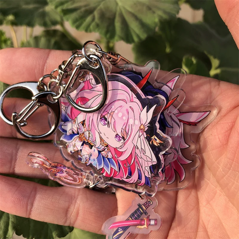 Honkai Impact 3 Elysia Yae Sakura Raiden Mei Keychain Accessories