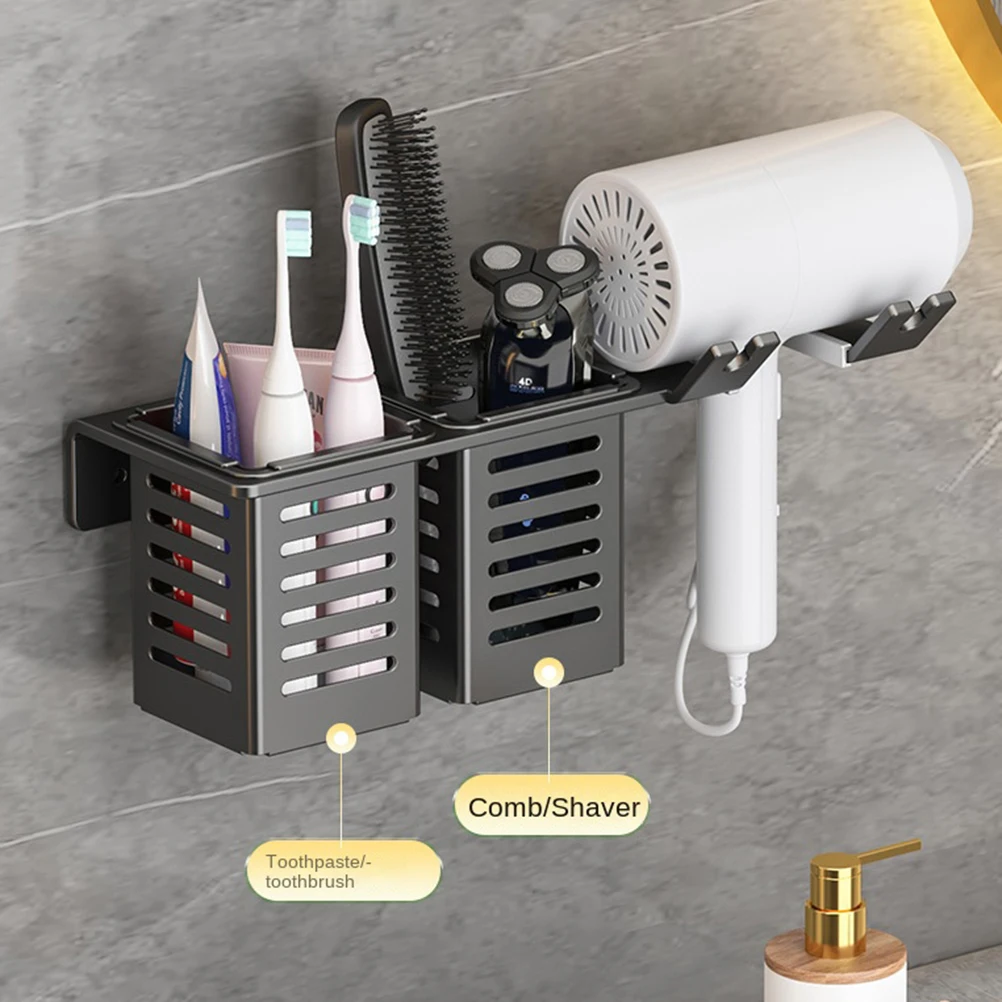 

Hairdryer Storage Rack Bathroom Hairdryer Holder Bathroom Sink Hairdryer Hanging Rack