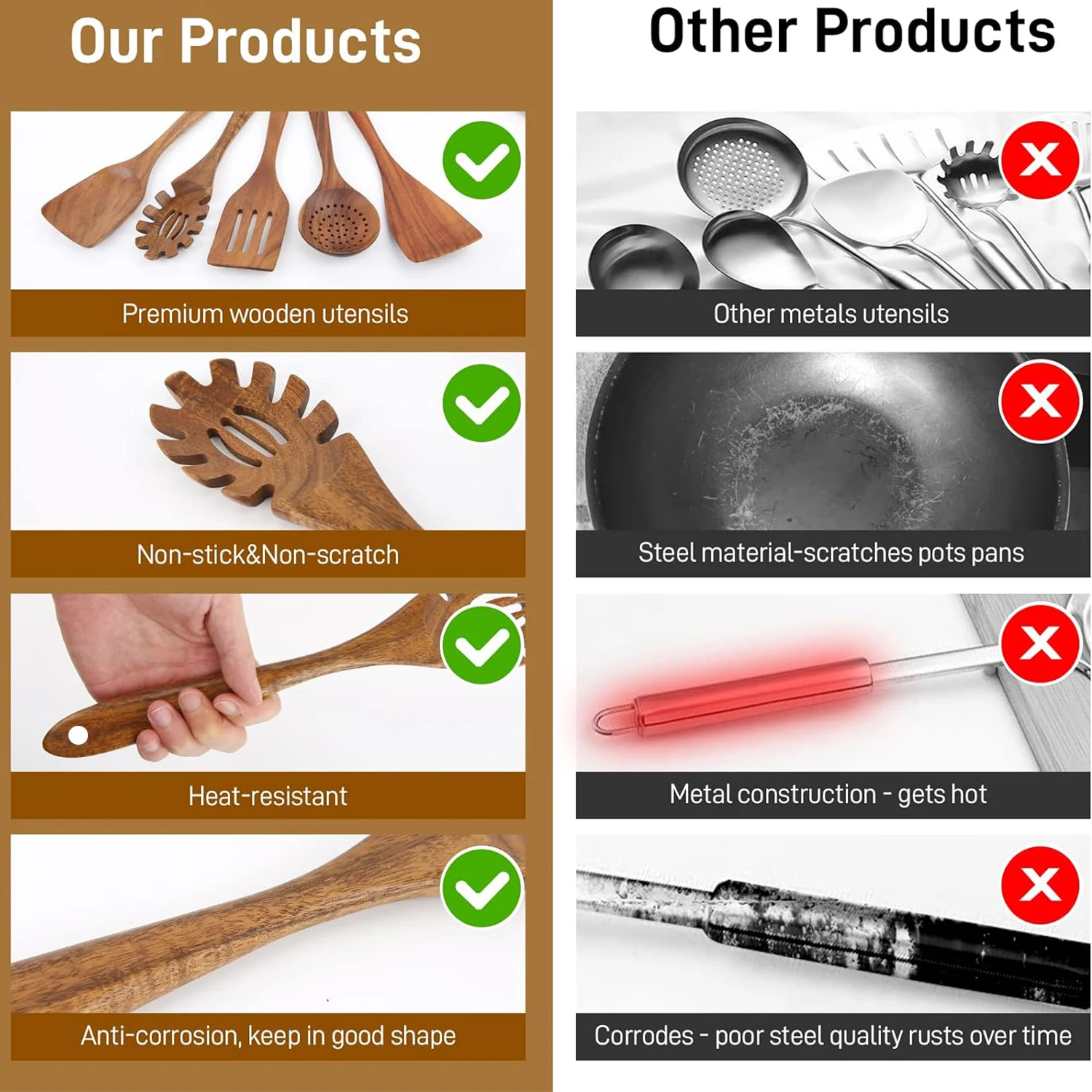 1pcs Wooden Spaghetti Server Strainer Spoon Mixing Spoon for Cooking Slotted Spoon Handmade Natural Colander wooden serving spoon ladle