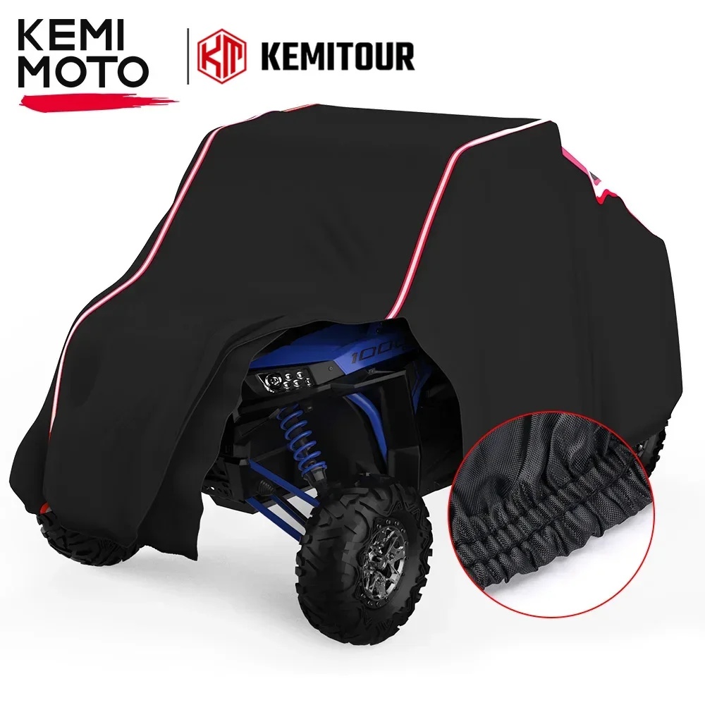 Rubber Cover Dust Protection Cover Atv Accessories UTV Protect Utility Vehicle Storage Cover Compatible with Polaris Ranger 570 900 1000 RZR 900 Models 2014-Side-by-Side SxS