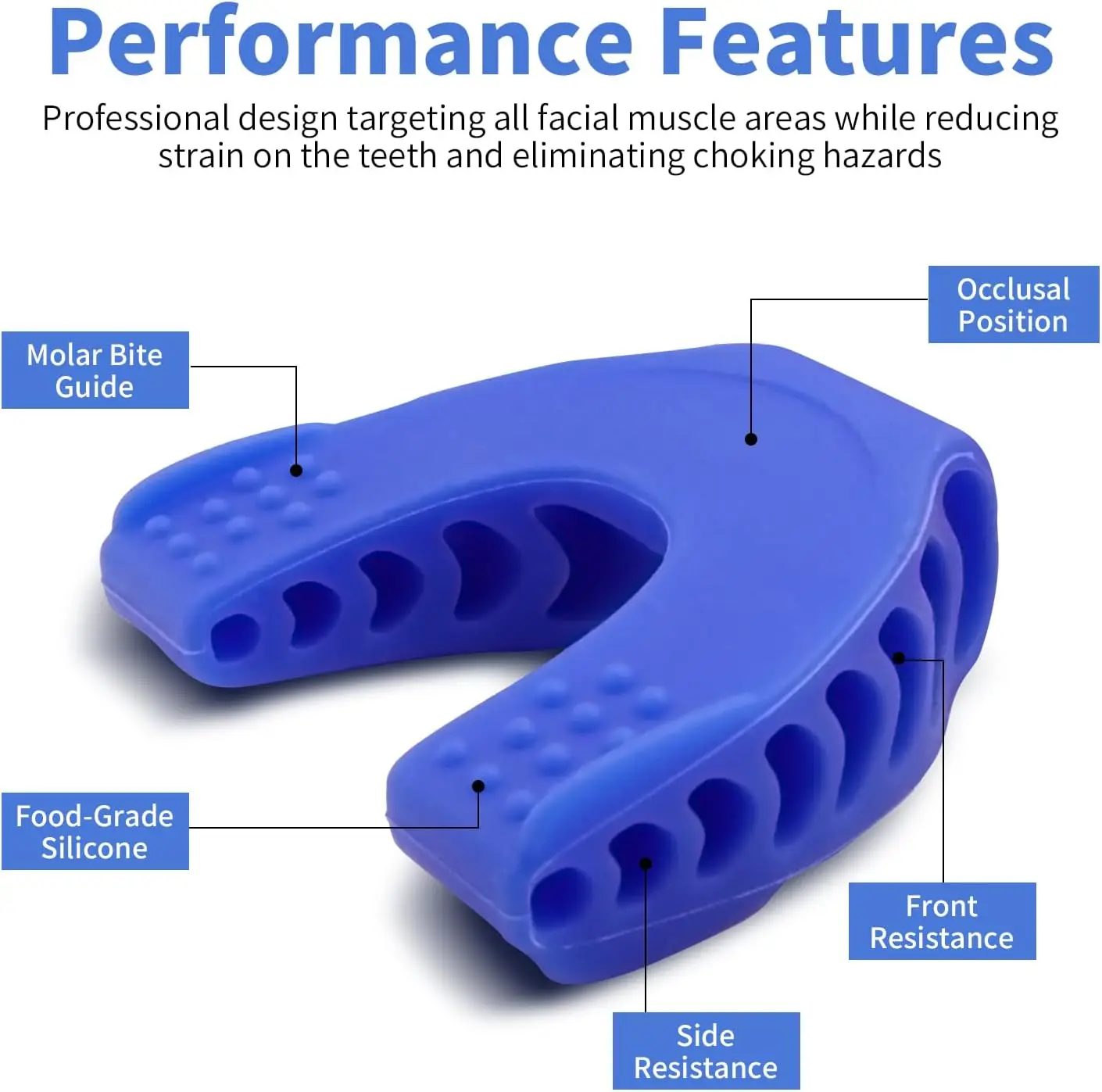 Food Grade Silicone Jawline Shaper jaw exerciser chin line exerciser Jaw Trainer Silicone Jawline Exerciser For Beginner Intermediate & Advanced Users