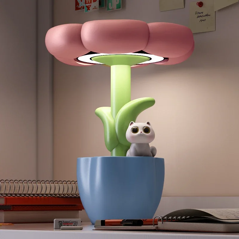 

XK Wedding Gift for New Couple Wedding Flower Table Lamp Decoration Creative Decorations