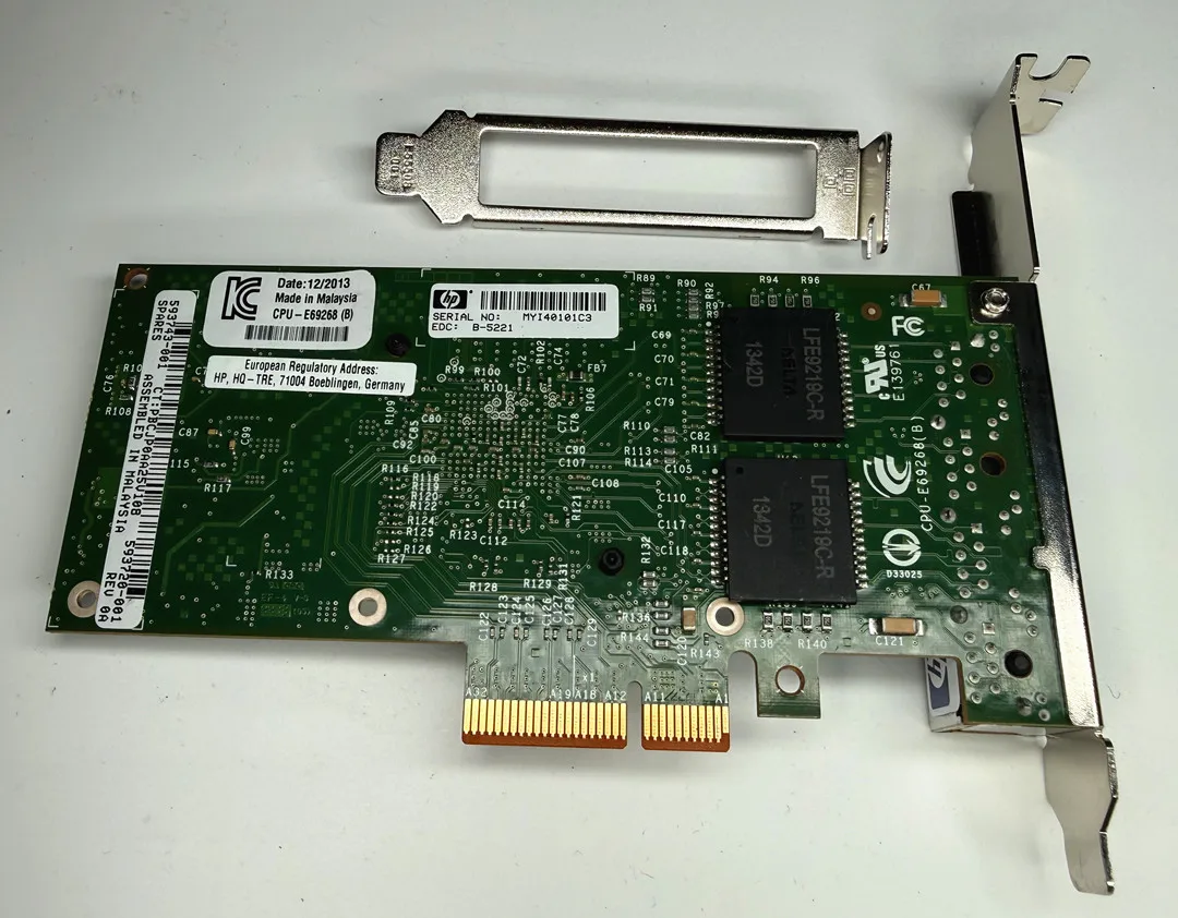 인텔 I340-T4 쿼드 포트 이더넷 기가비트 PCI 네트워크 어댑터, IBM 49Y4242 49Y4241 HP NC365T