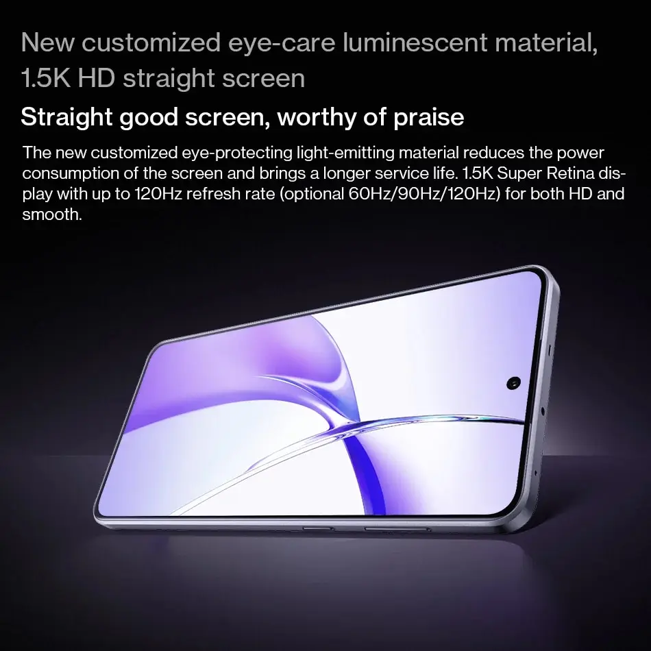 New Oneplus ACE 3V Snapdragon 7+ Gen 3 Octa Core NFC 6.74 Inch 120Hz 2.5D OLED Screen 50MP Camera 5500mAh Battery 100W SUPERVOOC