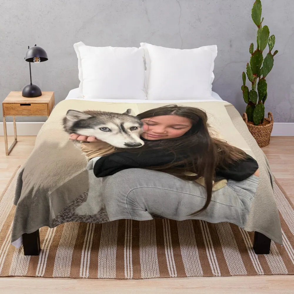 

Kai and Coral Throw Blanket Flannel Fabric