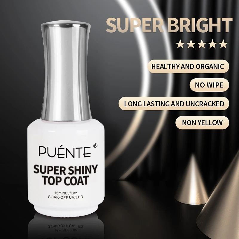 TOP COAT GEL (Paso 3) Brillo para lámpara UV