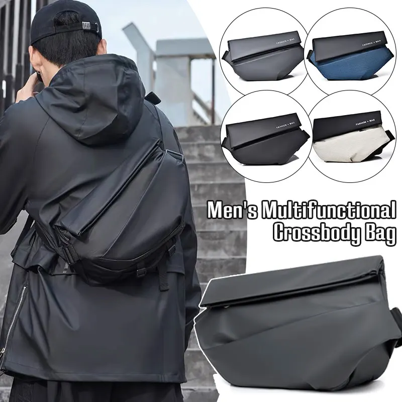 

Men Unisex Waterproof Cross Body Chest Waist Belt Bag Travel Shoulder Sling Bags multi-function outdoor bags for daily