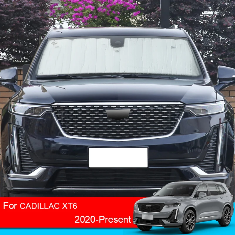 

For Cadillac XT6 2020-2025 Car Sunshades UV Protect Side Windows Curtain Sun Shade Visor Front Windshield Internal Accessory