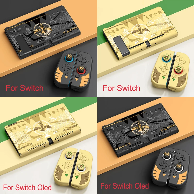 Custodia In Silicone Thumb Stick Cap Protector Per Nintendo Switch/Ns Oled Joy-Con Controller Tpu Soft Hand Grip Shell Button Cover