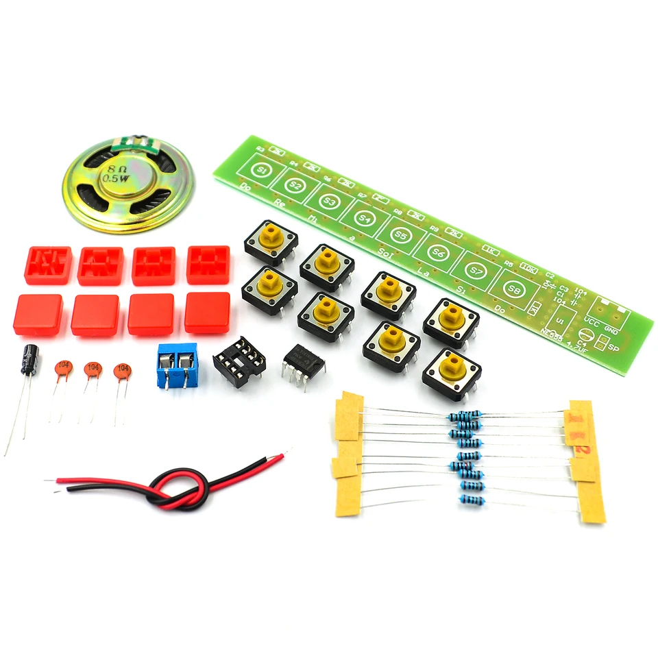 NE555 Component DIY Kit Electronic Piano Organ Module Electric
