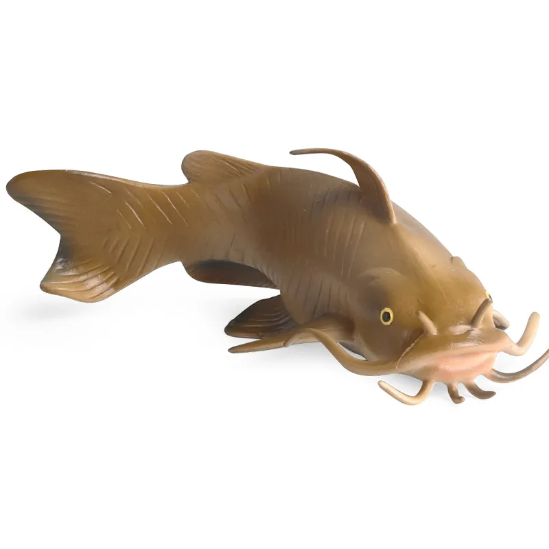 

Children's simulation animal model toys solid static ornaments catfish pond lice catfish catfish catfish freshwater fish.