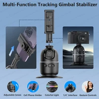 Smart Tracking Tripod for Camera Smartphone,Colorful Light 360 Rotation Follow Focus,Gimbal For Tiktok live photography - Image 3