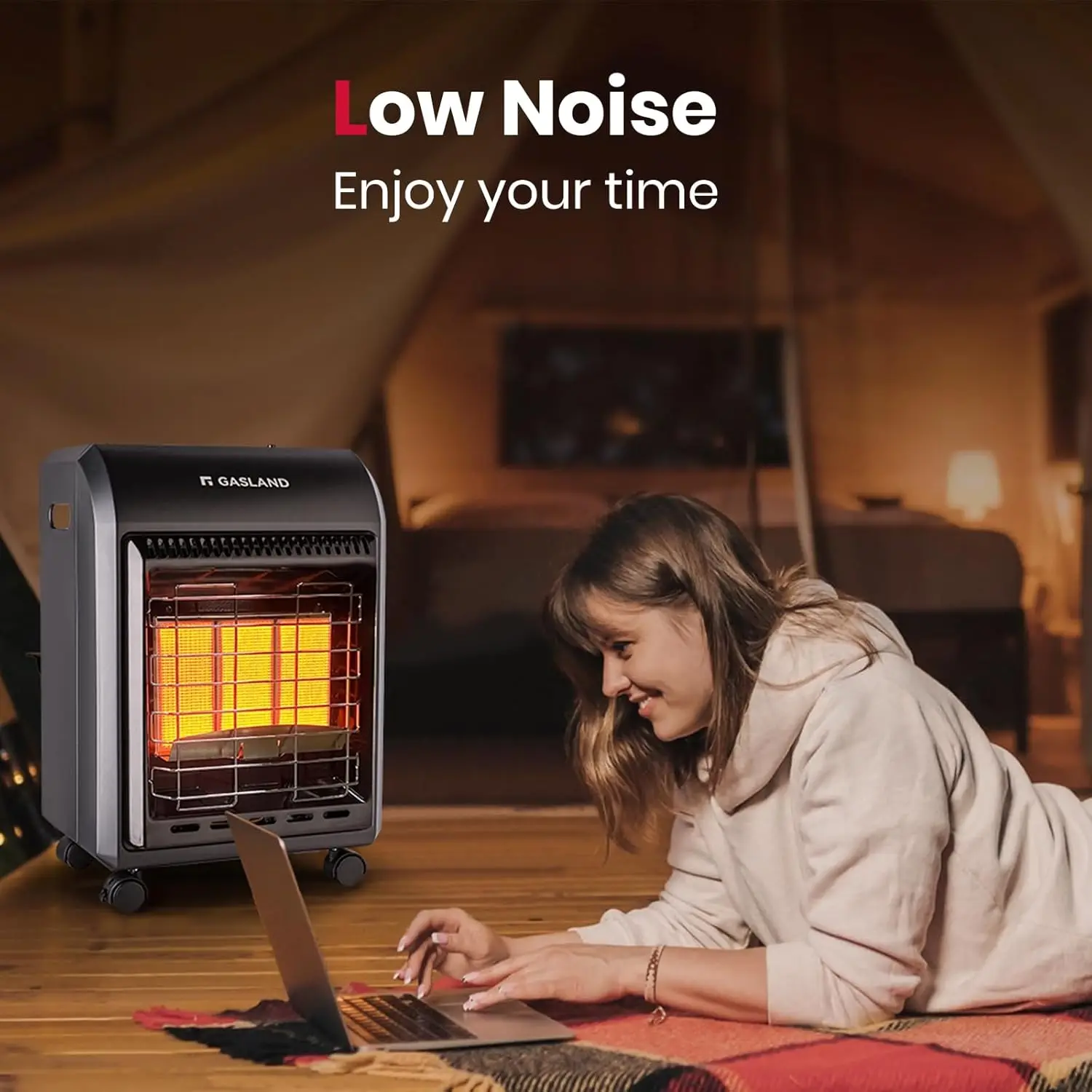 MHA18BN Propane Radiant heater, 18,000 BTU Warm Area up to 450 sq. ft, Portable LP Gas Heater for Garages, Workshops and