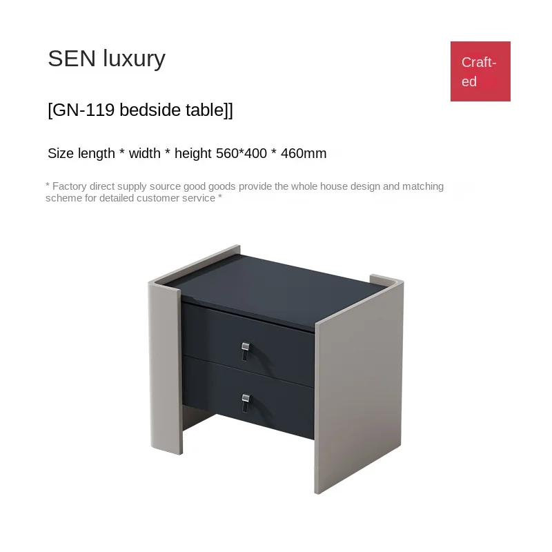 

Minimalist Bedside Table Bedroom Locker Simple Modern Storage Cabinet with Drawer