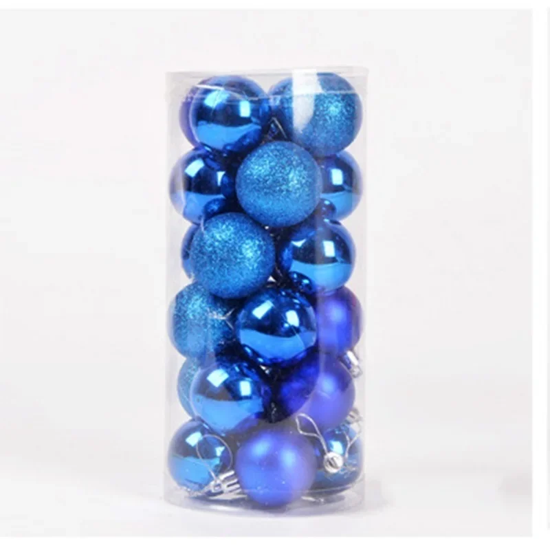 thumbnail image 1 of 24 bolas navideñas para decorar árboles de Navidad, adornos navideños de 3 cm, 4 cm, 6 cm y 8 cm, bolas de poliestireno, regalos de Año Nuevo de EE. UU. para el hogar, 1 of 5