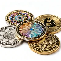 Custom Mandala Flower Commemorative Coin, Gold Silver Plated 3D Enamel Engraved Collectible Souvenir Coin for Meditation & Gifts - Image 4