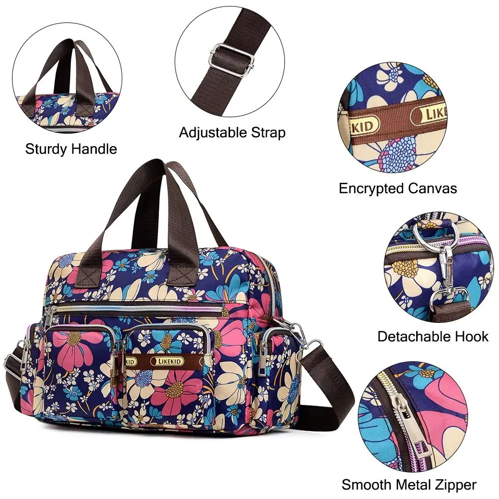 Large Capacity Women's Travel Bags Trendy Easy to Carry Weekender Carry-on Bag Sports Gym Bag for Travel/Gym/Yoga