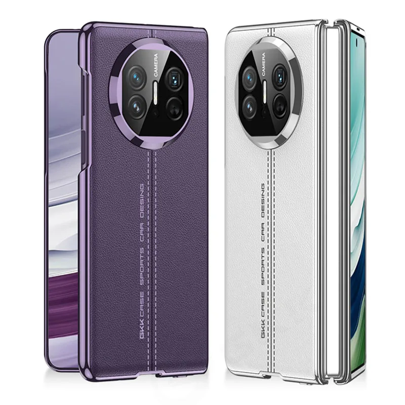 Original Case For Huawei Mate X3 With Screen Glass Case Electroplated Painted Le