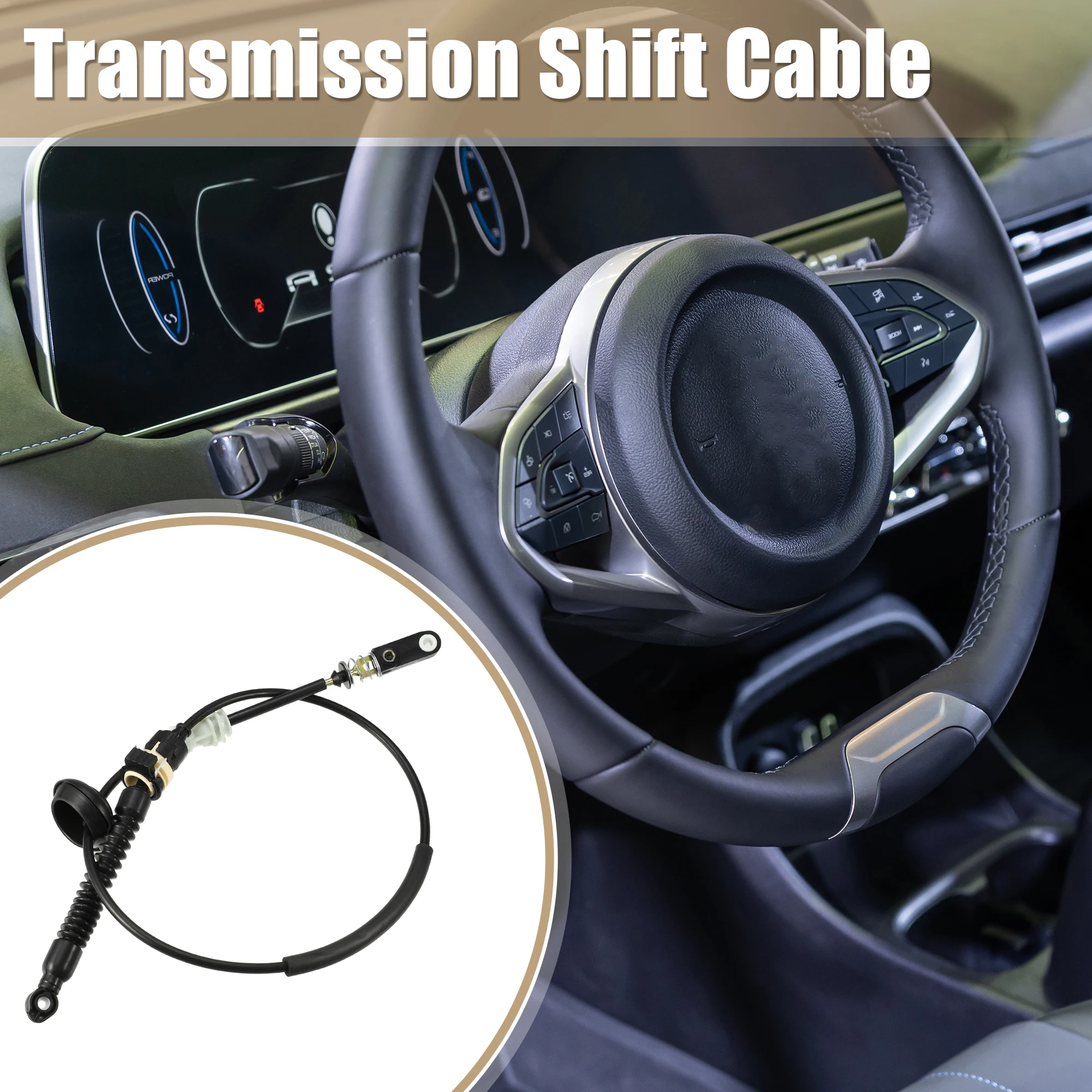 Automatic Transmission Shifter Cable No.68003138AC for Jeep Grand Cherokee (WK) Laredo 3.0L 3.7L 4.7L 2008 X Autohaux