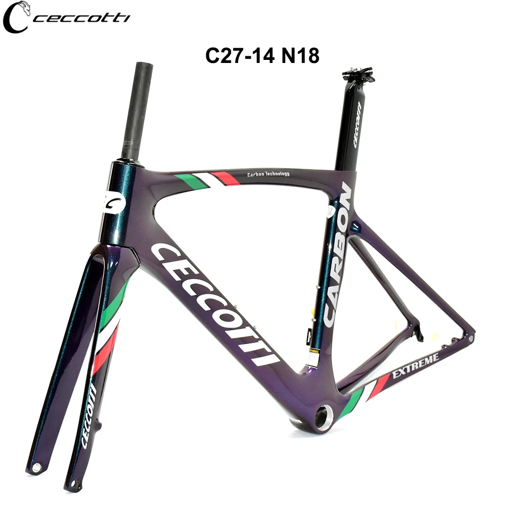 

Ultralight Carbon Road Bike Frame, 700C X 30C, Full Carbon, Internal Cable, Bicycle Frameset