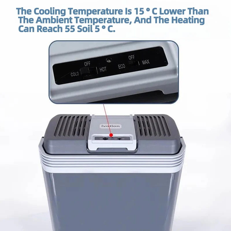 24L Car Refrigerator 12V 220V Heat Cool Mini Electric Equipment For Cars Compressor Box Fridge Electric Devices Nest Freezer portable refrigerator