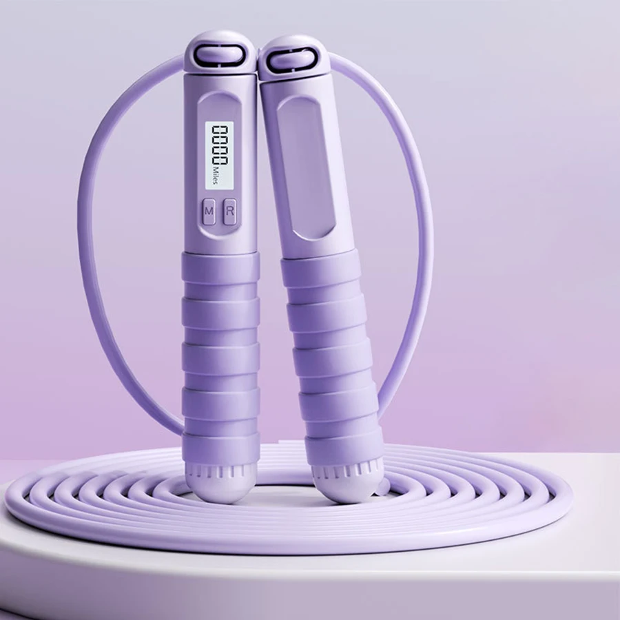 Electronic counting jump rope adult weight loss fitness exercise for men and women