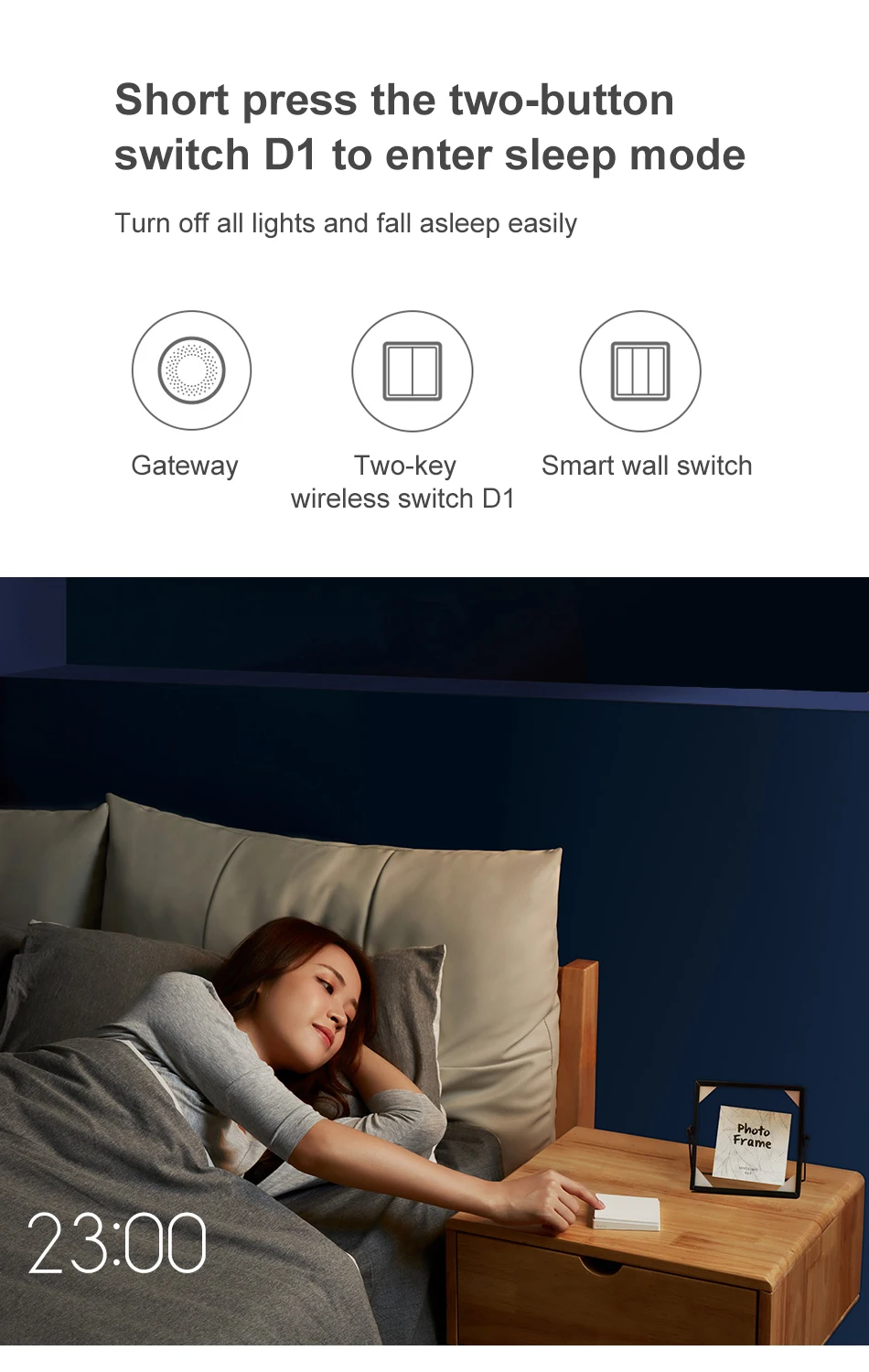 Wall Switch D1 Zigbee Smart Wireless Key Light Button Wifi Remote Control Switc