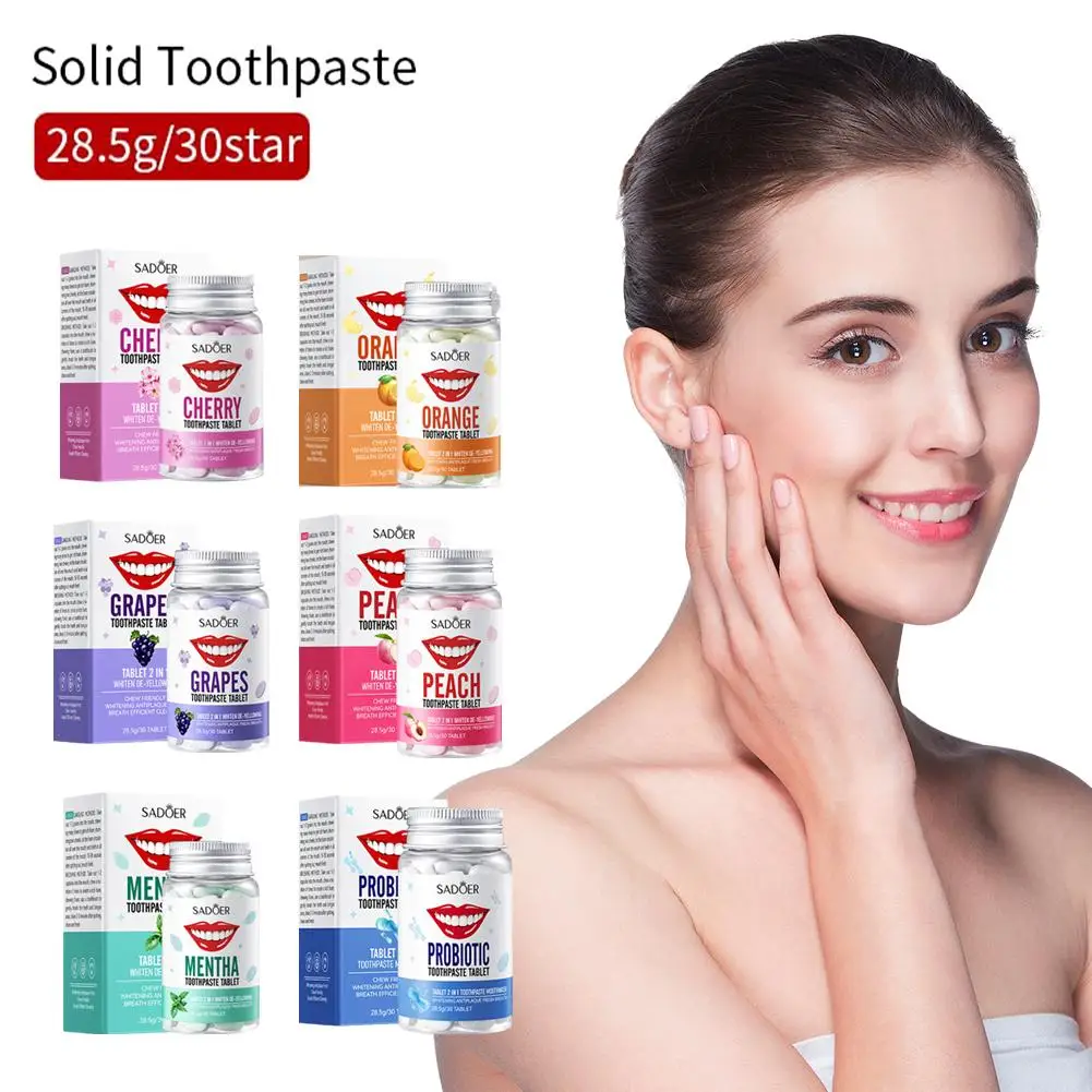 Blossom Solid Toothpaste Whitening Remove Yellow Remove Stains Gum Oral Care Teeth Clean Smoke Teeth Breath Fresh T7Q3,teeth whitening product,teeth whitening essence,teeth health product