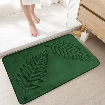 Fashion Bath Rug Soft Non-Slip Quick Dry Bath Mat Absorbent floor mat bathroom mat Machine Washable Shower Anti-slip Carpet