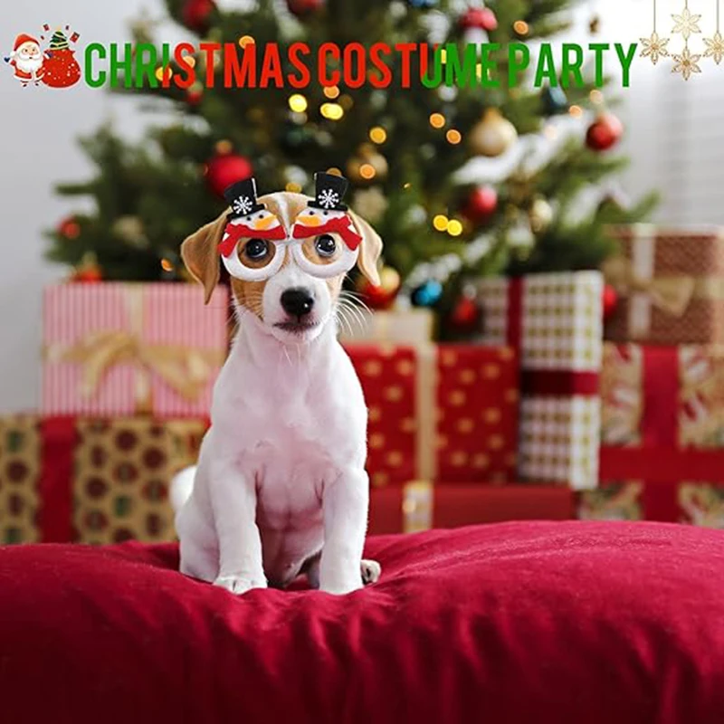 Eyeglasses Frame Unisex Eyeglasses for Holiday Party Decorations Christmas Ornaments Gift Assorted Styles One Size Fits All