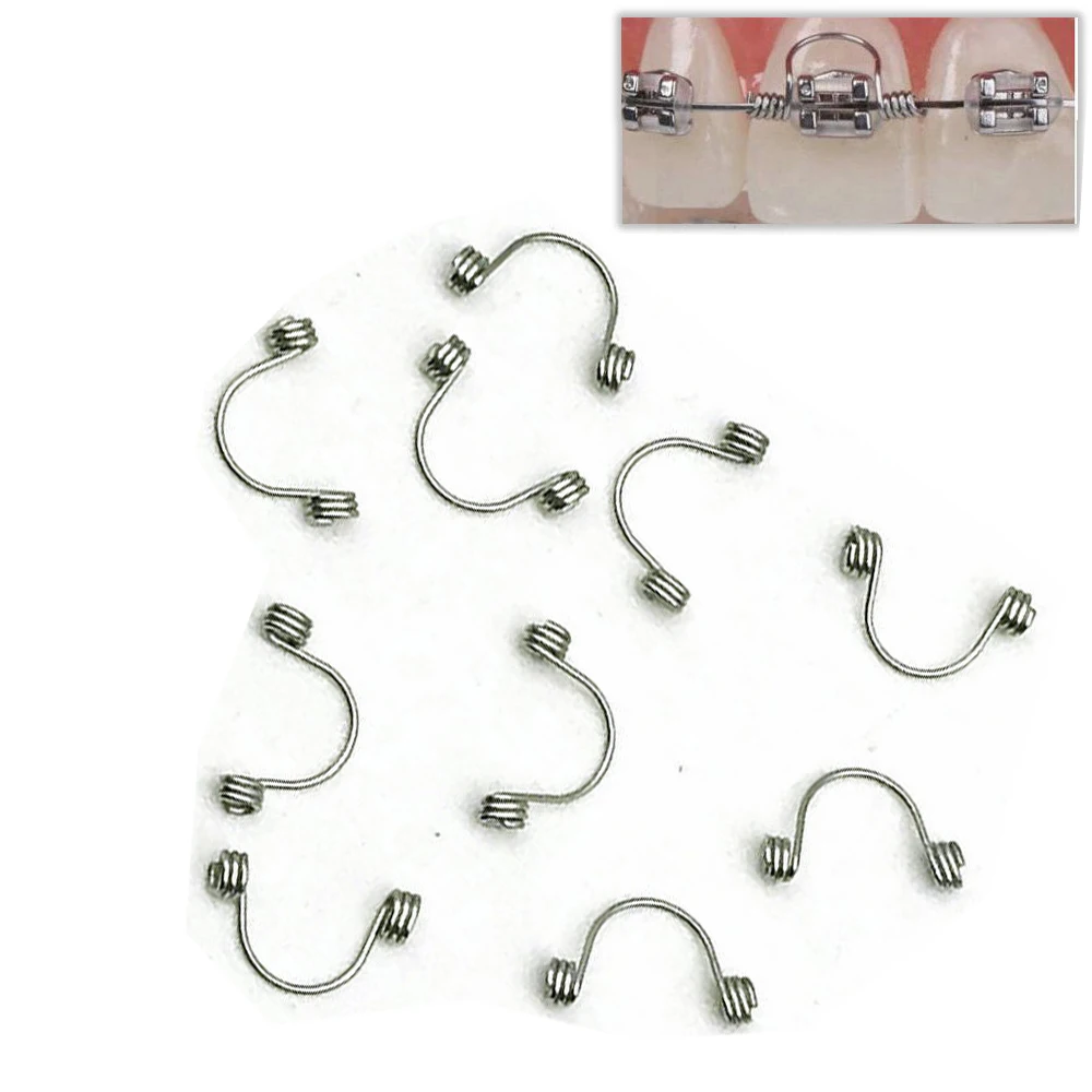 10PCS Orthodontic Torque spring Orthodontic Spring Stainless Steel Dental Supply Orthodontic