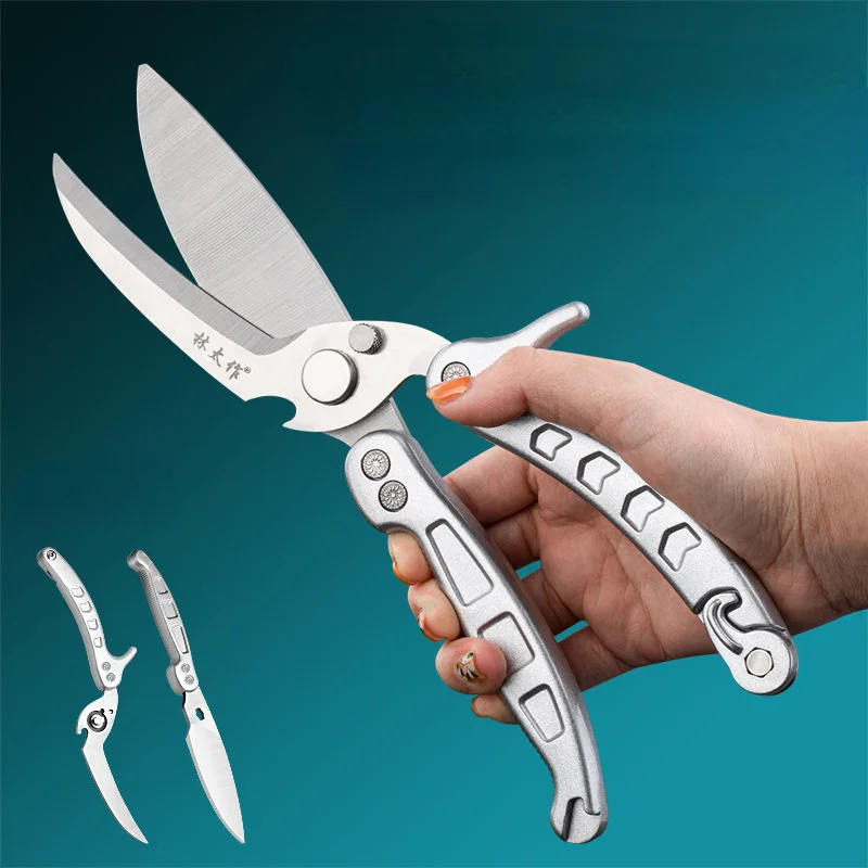 Stainless Steel Kitchen Scissors Cutter  Stainless Steel Knife Board -  Kitchen - Aliexpress
