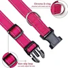 Reflective Dog Collar Strap With Adjustable Safety Nylon Pet Collar Pet Traction Rope Suitable For Small And Medium-Sized Pets 3