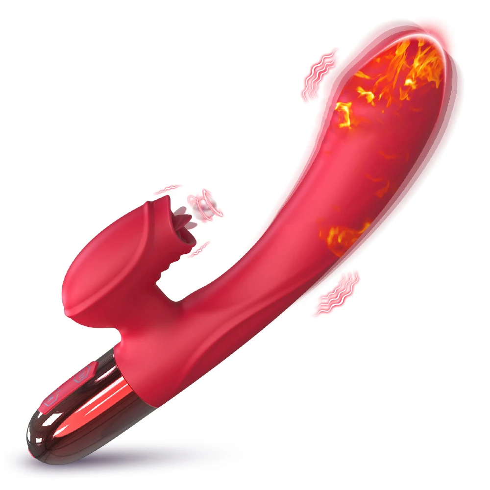 Kraftvoller Klitorisvibrator Mit Zungenstimulation Für Damen_voghion.com
