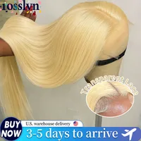 Rosslyn 13x4 13x6 Hd Lace Frontal Wig Straight Blonde Human Hair Wig Brazilian Wigs Original 613 Human Hair Wig Wigs For Woman