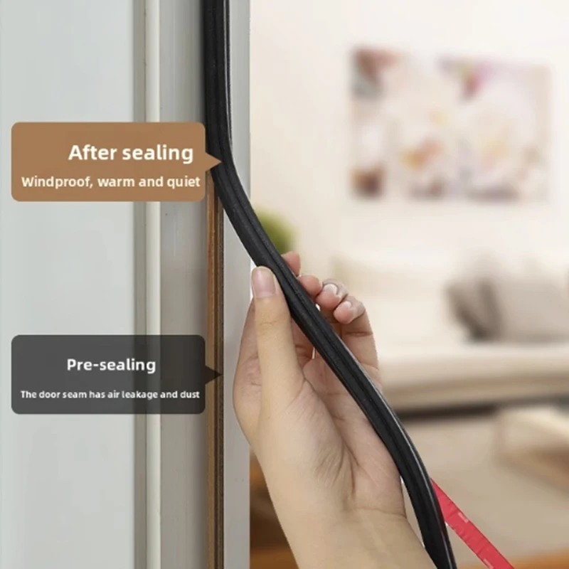 Self-Adhesive Door and Window Gap Seal - Easy Installation for Improved Winter Insulation