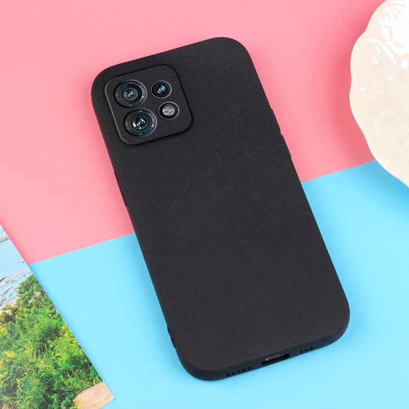 Sand Matte Soft Silicone Shockproof Anti-Slip Protective Phone Case - Motorola Edge Plus 2023