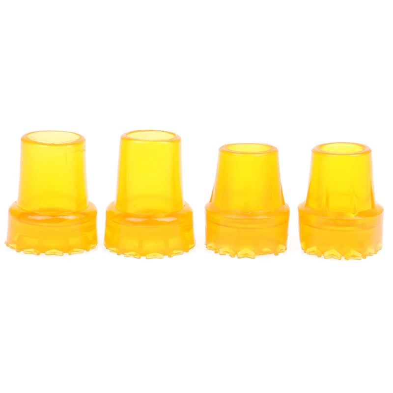2 Pz 19Mm/22Mm Antiscivolo In Gomma Stampella Punta Pad In Gomma Resistente Antiscivolo Canes Di Ricambio Per Bastone Da Passeggio Stampella End
