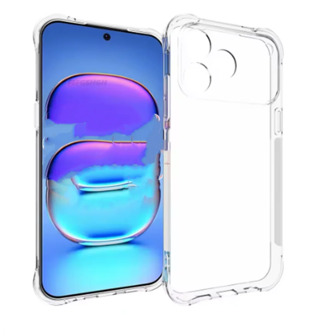 High Back Finger Ring Soft TPU Silicone Case - Elegant Design Phone Cover
