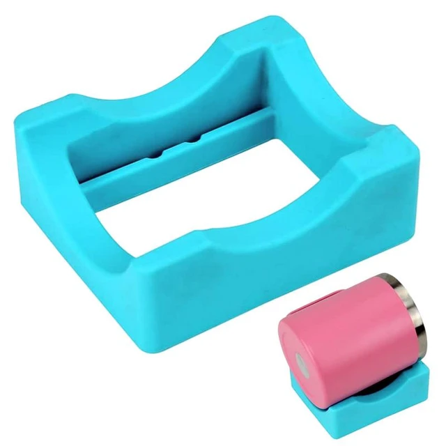 Cup Holder Silicone Cup Cradle Stand Lightweight for Home Kitchen (Blue)