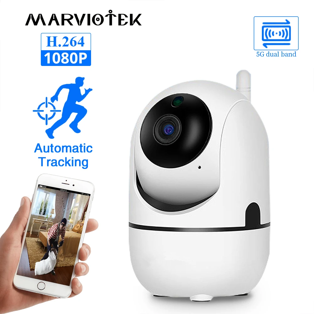 WiFi 5G IP Camera Auto Tracking Video Surveillance Cameras Mini Camera 4MP  360 Baby Monitor Cctv Camera Smart Home Wireless smar 6mp wifi camera with dual screens two way audio baby monitor indoor ptz ip cameras cctv surveillance home security icsee