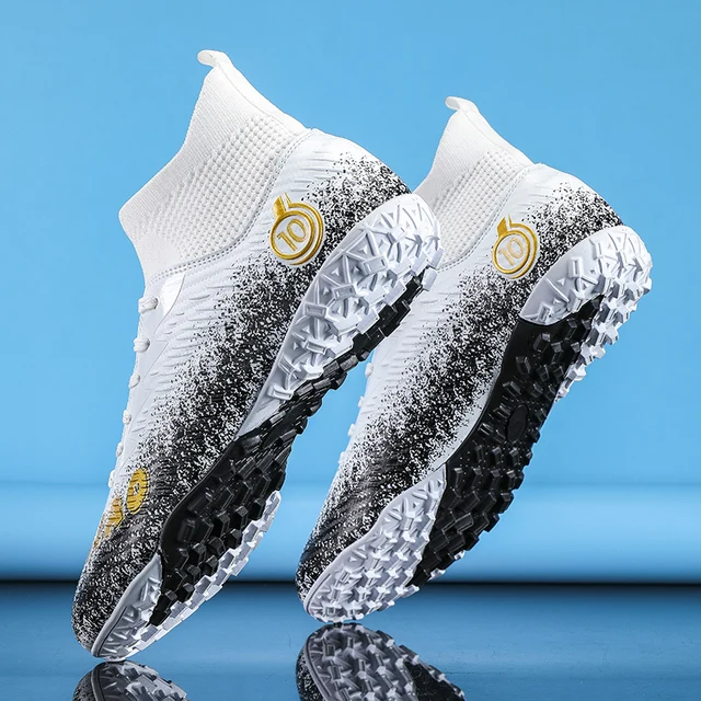 Men Soccer Shoes Kids Football Boots Women Professional Soccer Cleats Antiskid Chaussure Football TF/FG Outdoor Football Shoes 6