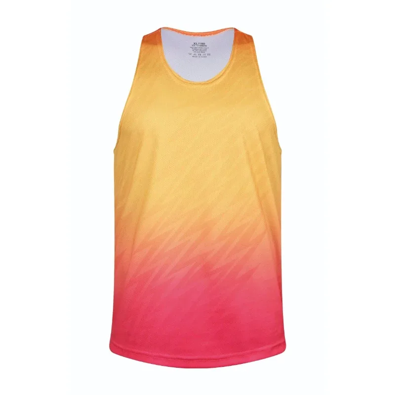 Men's Sports Vest Marathon Running Sleeveless Quick Drying Tank Top Ultra-light Track And Field Polyester Jersey 4