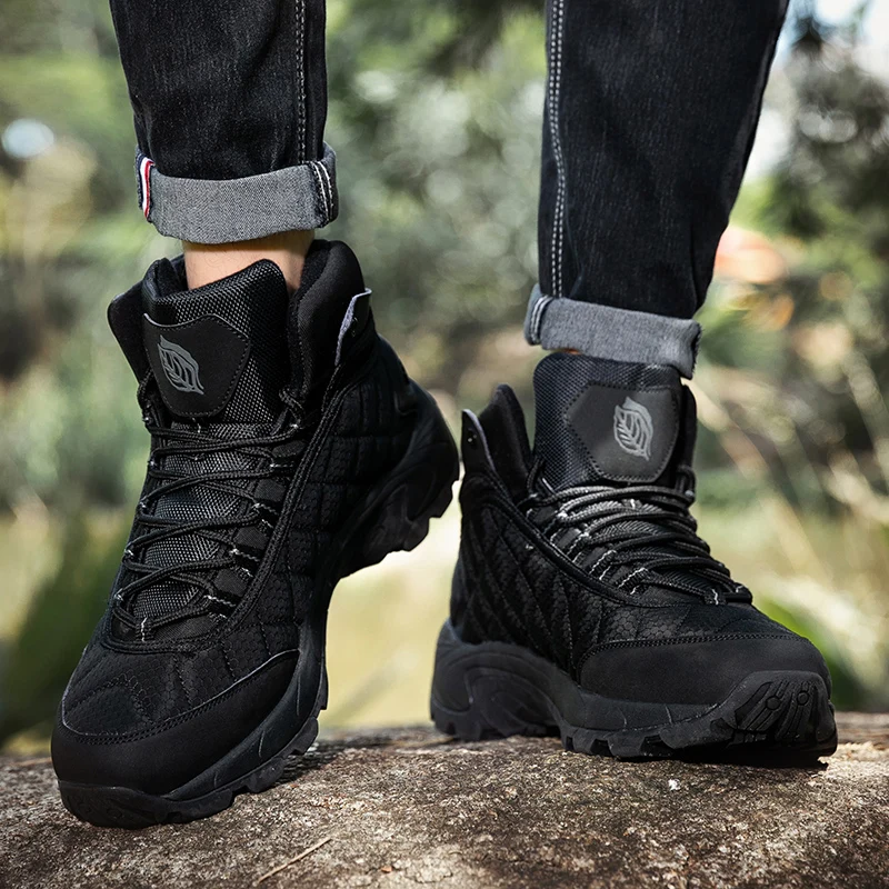 Boots Best Outdoor Slip On Shoes Mens SHULOOK Men's Waterproof