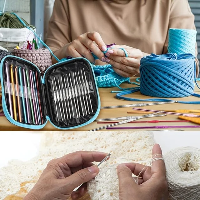 Crochet and Knitting Needles Set 4