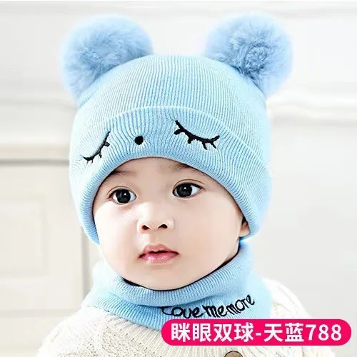 blue1 hat and scarf