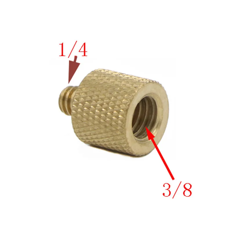 1pcs 1/4" To 3/8" Male To Female Thread Screw Mount Adapter Tripod